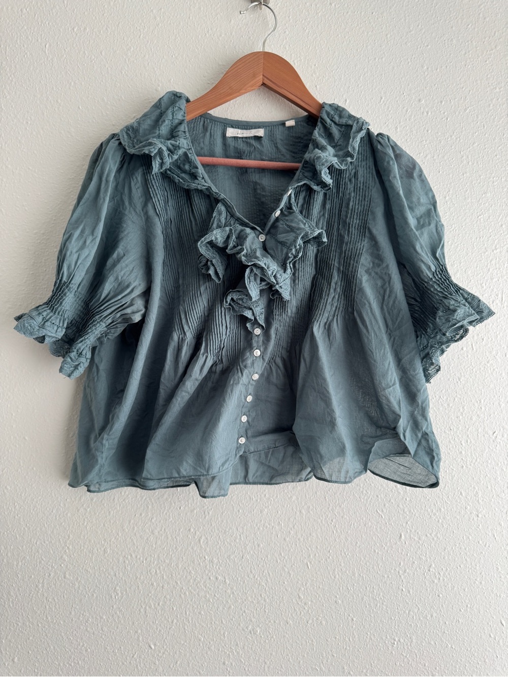 Doen Mina Top in Nouveau Blue XS - Picture 3 of 7
